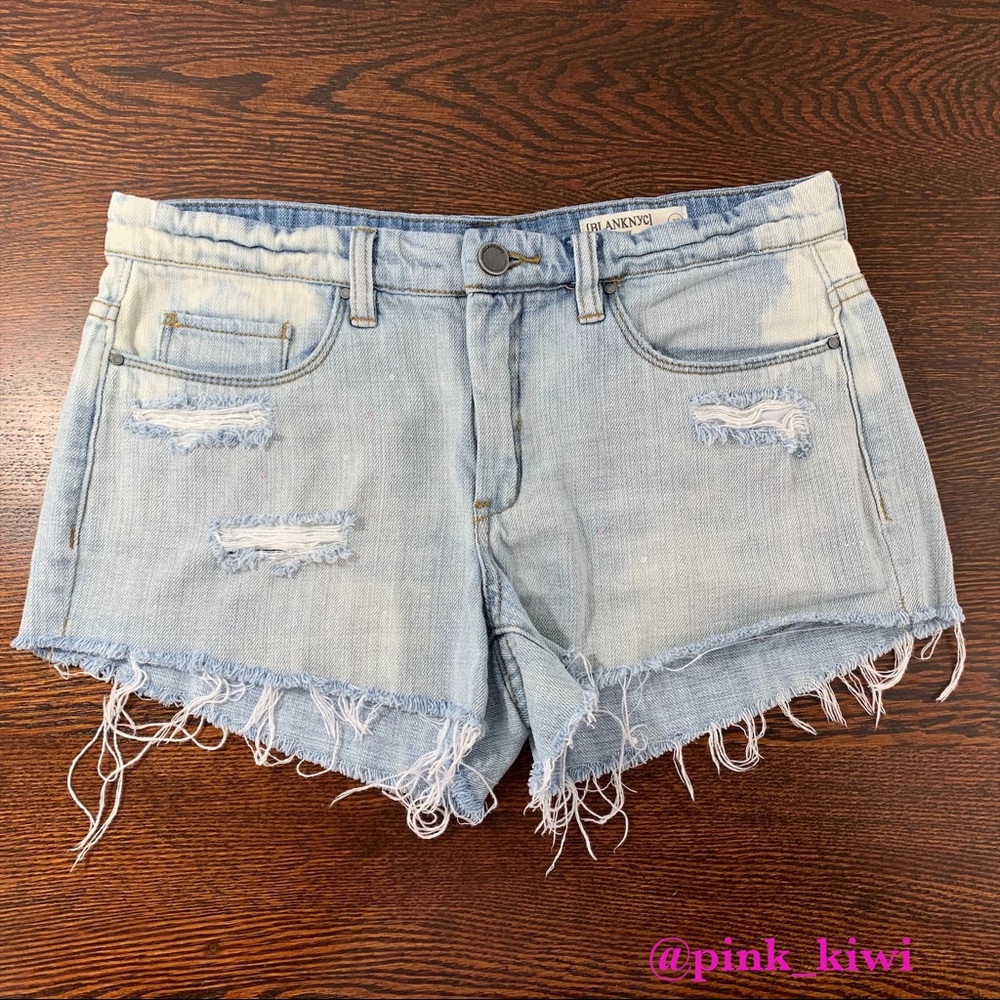 Blank NYC Little Queenie Distressed Shorts